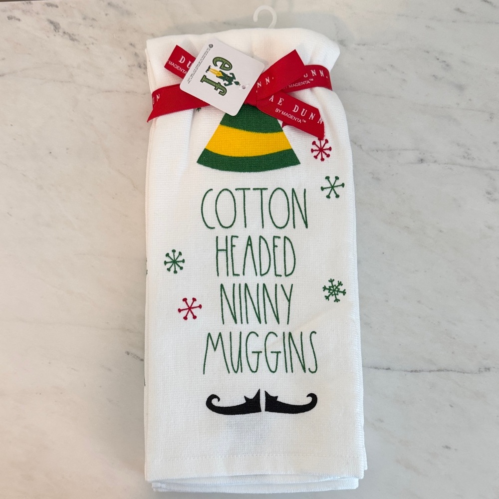 Rae Dunn elf Kitchen Towels